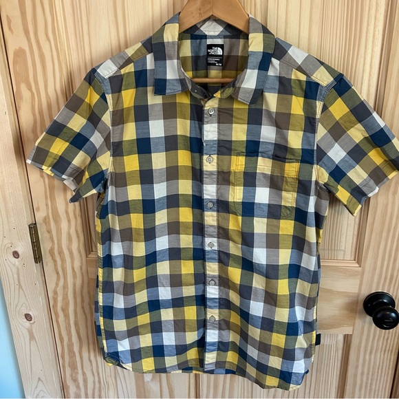 The North Face Other - The North Face Blue Yellow Plaid Shirt. Size Medium.